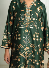 Marine By Rashid Textile Luxury Printed Silk 3 Piece Unstitched Suit RT25LS D-1002